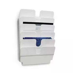 Литературная стойка Durable FLEXIPLUS 6 полок Белая
