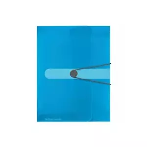 Folder Herlitz Polypropylene (PP) Blue Transparent A4 11206141