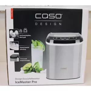 SALE OUT. Caso IceMaster Pro, 2 ice cube sizes, Automatic stop, Inox-Black - Caso Ice cube maker IceMaster Pro Caso Power 140 W Capacity 2.2 L Stainless steel DAMAGED PACKAGING | Caso | Ice cube maker | IceMaster Pro | Power 140 W | Capacity 2.2 L | Stainless steel | DAMAGED PACKAGING