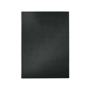 Folder Sigel SM115 Leather Linen Plastic Black A5