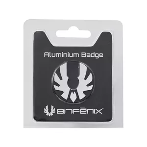 Badge holder BitFenix BFC-PRO-300-SLOG-RP Aluminium ID badge 35×35 mm, silver, 1 pc