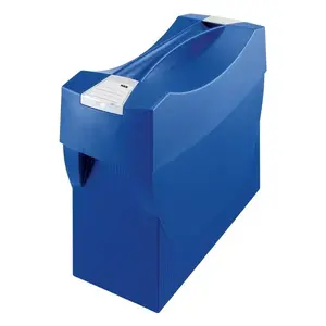 Plastic box file HAN SWING + for 20 sheets, blue, 397×154×347 mm