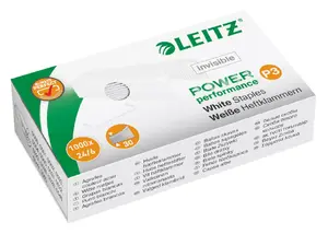 Набор скоб LEITZ Power Performance P3 — 1000 скоб, длина ножки 6 мм, ширина 35 мм