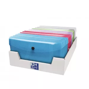 Envelope folder Oxford 400031413 Polypropylene (PP) Blue Green Grey Pink Purple Transparent DL