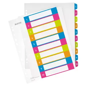 Numeric tab index Leitz 12430000