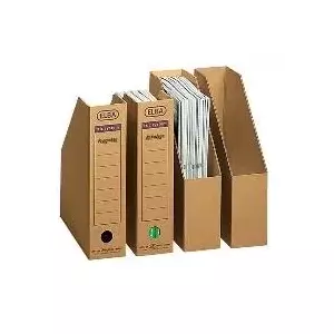 File organizer Elba 83521 78×287×310 mm Brown Cardboard