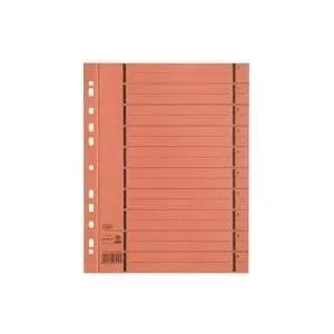 Divider Elba A4 250 g/m² Manilla Card, Orange — pack/sheet specification not provided