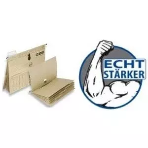 Personal Folder Elba 5 Ultimate Natural Brown Cardboard – model 10808, 5 compartments