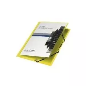 Elba Eckspanner Polyvision green for DIN A4 documents, model 480034