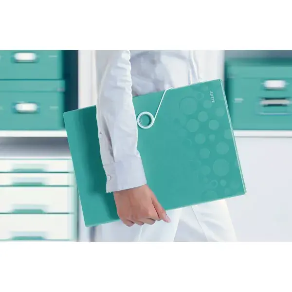 Conventional file folder Leitz WOW Polypropylene Turquoise A4 Photo 4