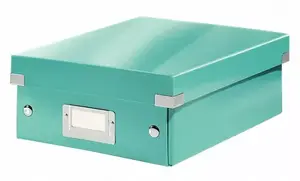 Storage box LEITZ 60570051 — cardboard/fibreboard, blue, 220×100×285 mm, 600 g
