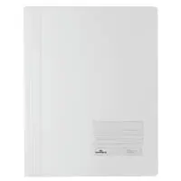 Durable Duralux Filing Folder, White