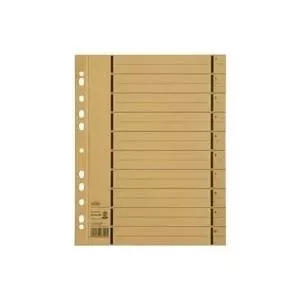 Divider Sheets Elba Model 06456GB — 100 pcs perforated A4 loose-leaf dividers