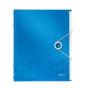 Folder Leitz WOW Polypropylene (PP) Blue Metallic