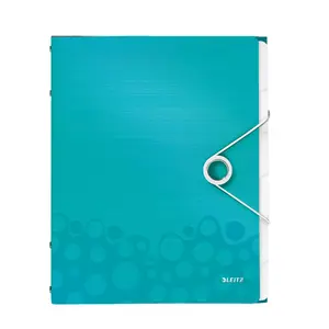 Folder Leitz WOW Polypropylene Blue Metallic A4