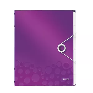 Folder Leitz WOW Polypropylene (PP) Metallic Purple