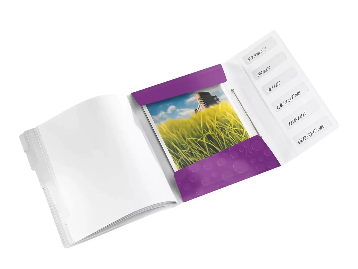Mape Leitz WOW Polipropilēns (PP) Metāliskais Violets Photo 2