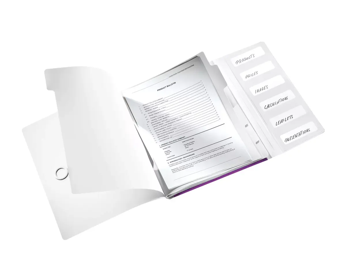 Mape Leitz WOW Polipropilēns (PP) Metāliskais Violets Photo 3