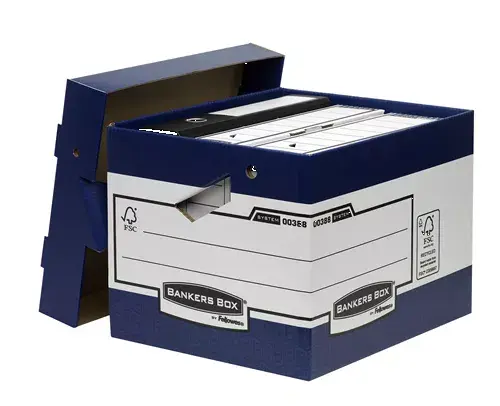 Fellowes failu kaste 0038801 A4 zils Photo 2