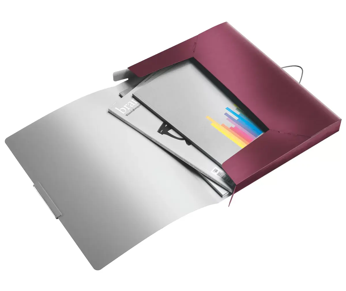 LEITZ 39560028 box file, polypropylene, red Photo 4
