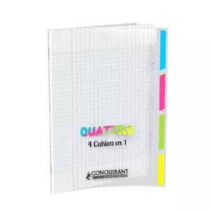 Writing Notebook Conquerant 400026555 Transparent 140 Sheets