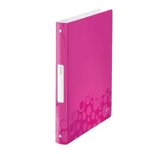 Ring Binder Leitz WOW A4 Metallic Pink