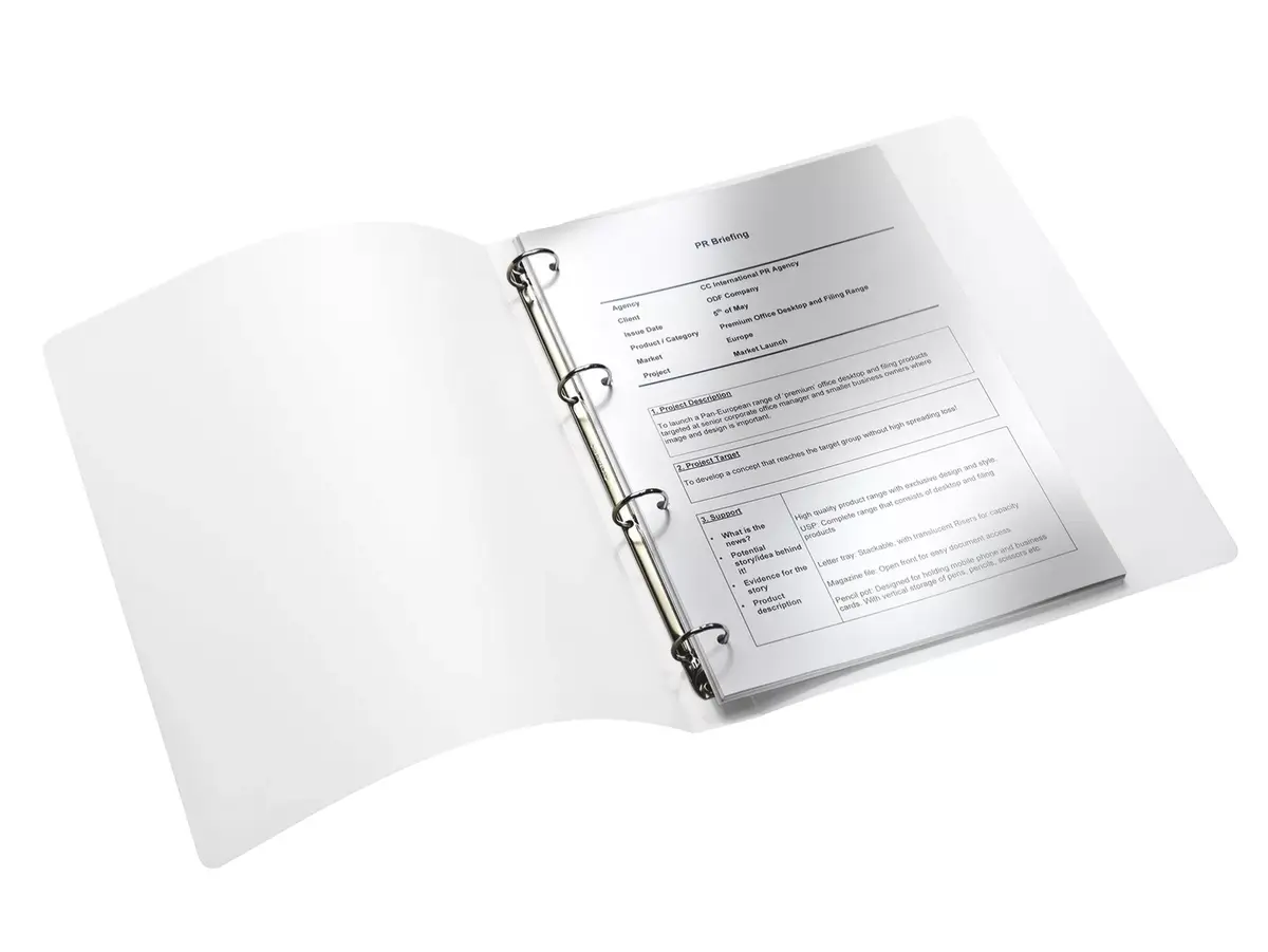 Ring Binder Leitz WOW A4 Metallic Pink Photo 2