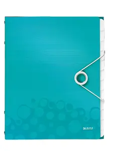 Книга-разделитель Leitz WOW 4634-00-51 A4 Полипропилен Синий металлик 12 вкладок