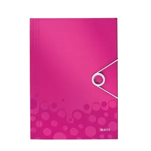 Folder Leitz WOW Polypropylene (PP) Pink A4