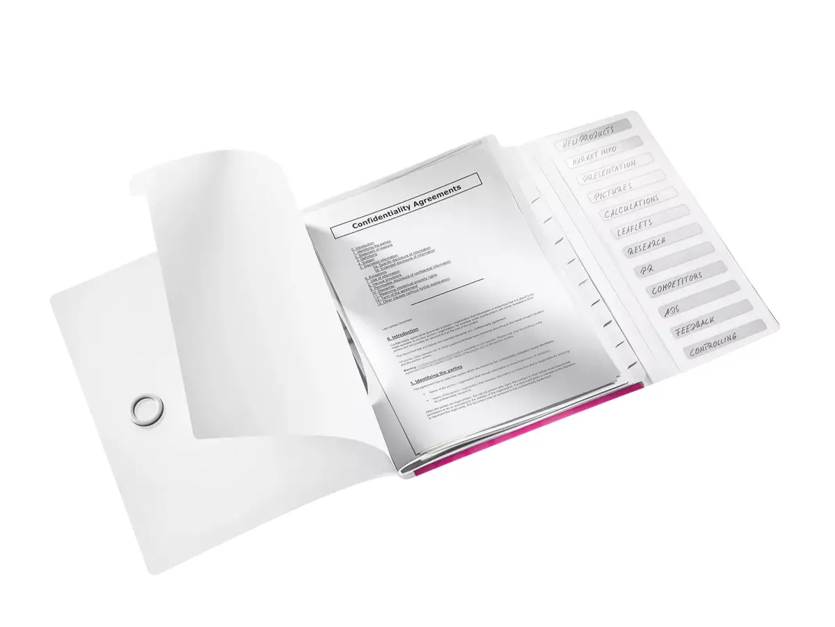 Folder Leitz WOW Polypropylene (PP) Metallic Pink Photo 2