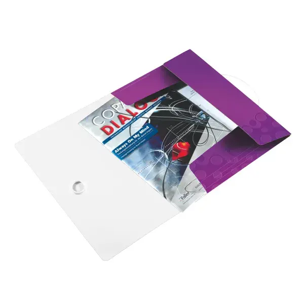 Mape Leitz WOW Polipropilēns (PP) Metāliski Violeta A4 Photo 2