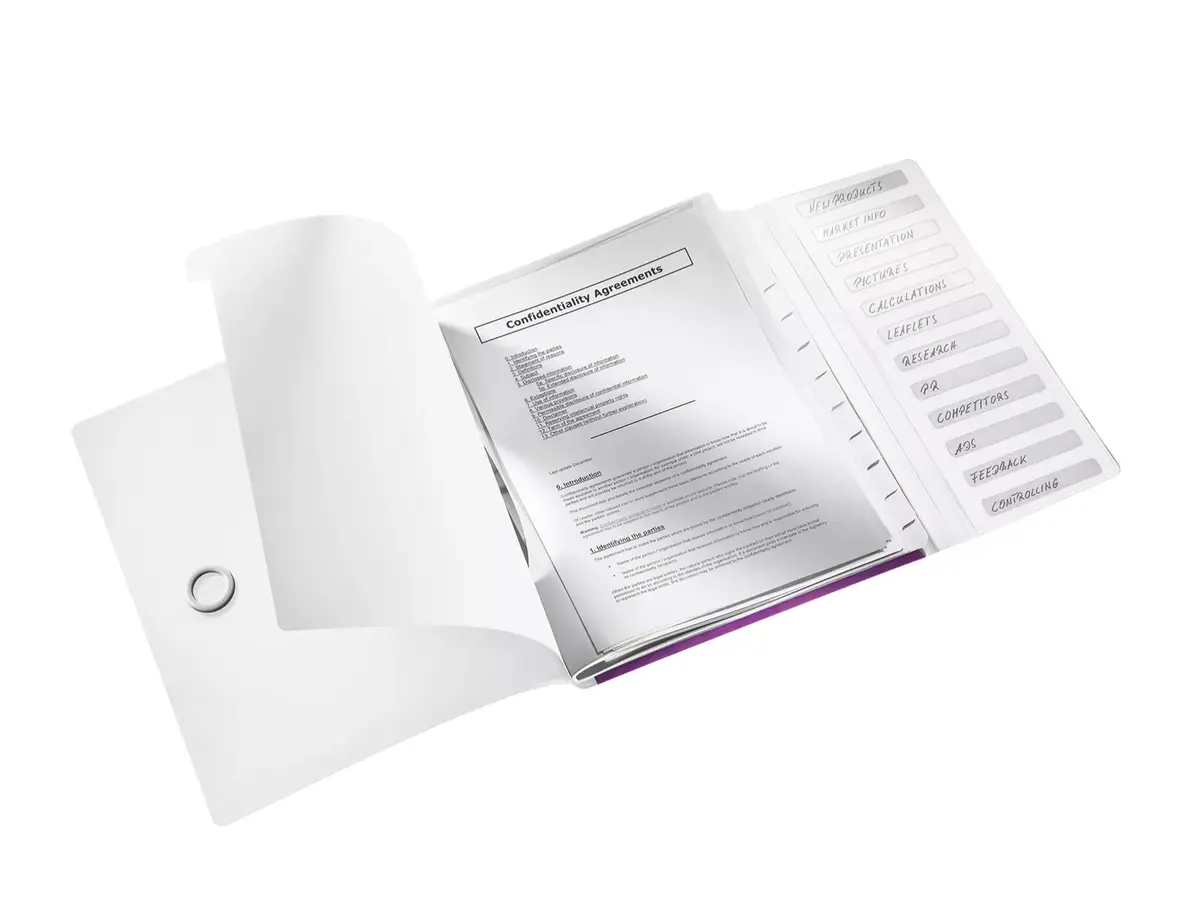 Mape Leitz WOW Polipropilēns (PP) Metāliskais Violets Photo 2