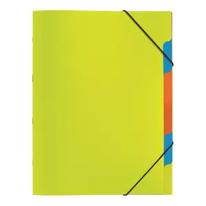 Pagna 41803-17 Green Polypropylene (PP) A4 Divider Book