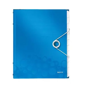 Folder Leitz WOW Polypropylene Blue Metallic A4