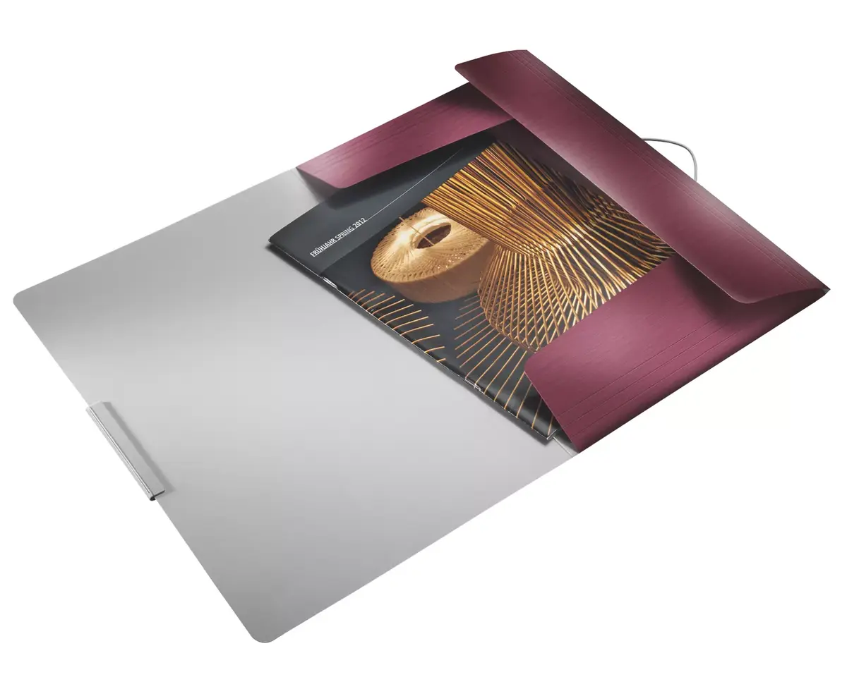 3-Flap Folder Leitz Style Red A4 Photo 3