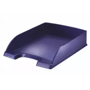 Desk tray/organizer LEITZ 52540069 — polystyrene A4 tray, 255×357×70 mm, blue