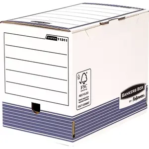Коробка для хранения документов Fellowes 1131102 Бумага Синяя Белая