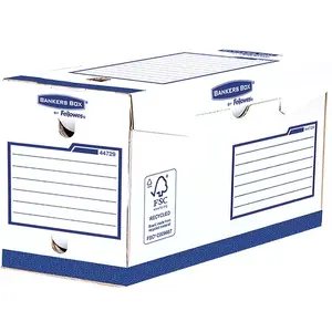 File Storage Box Fellowes 4472902 Paper Blue White