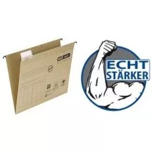 Hanging Folder Elba ULTIMATE A4 Side-Open Natural — Pack of 10