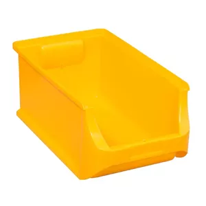 Storage basket Allit 456214 Rectangular Polypropylene Yellow