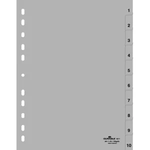 Numeric tab index Durable 6511-10