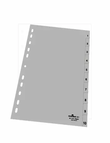 Numeric tab index Durable 6511-10 Photo 2