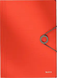 Folder LEITZ 4563-10-20 A4 polypropylene red, holds up to 150 sheets