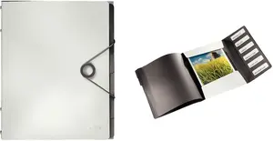 Folder LEITZ 4569-10-01 A4 polypropylene folder for 200 sheets, white