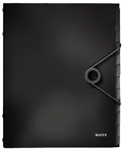Leitz Solid 12 табуляторов Книга-разделитель Папка с клапаном А4 Полипропилен Черный