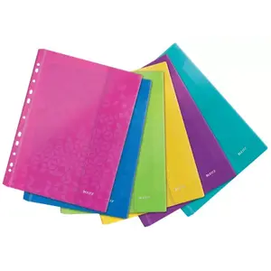 Folder Leitz WOW Polypropylene (PP) Assorted colours A4