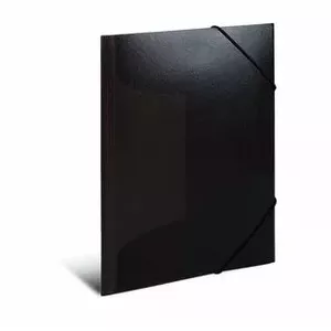 Folder Polypropylene (PP) HERMA 19501 A4 Black Translucent