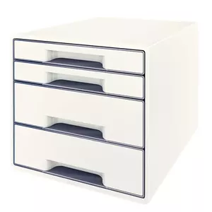 Коробка для хранения файлов Leitz WOW Cube Полистирол Белая