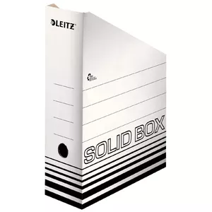 File Storage Box Leitz 46070001 Cardboard Black White