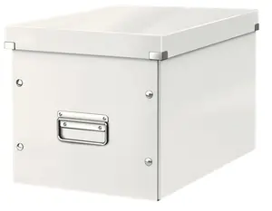 Leitz Click & Store WOW Cube Large Storage Box White Rectangular